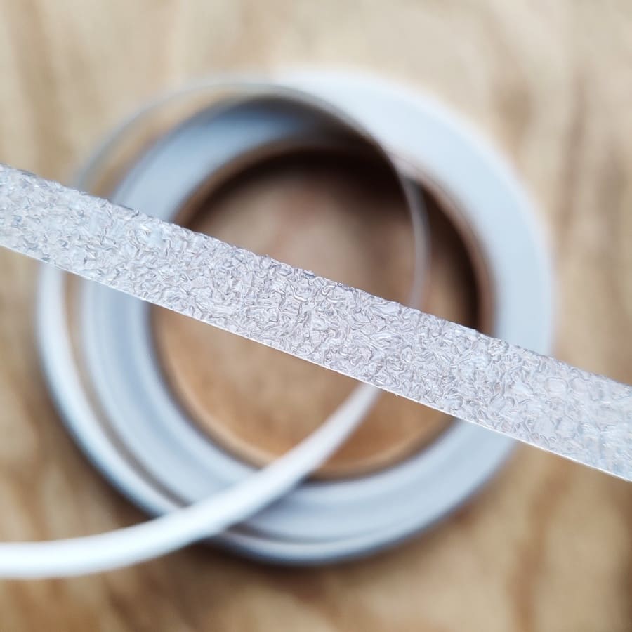 Translucent grip tape for hoops