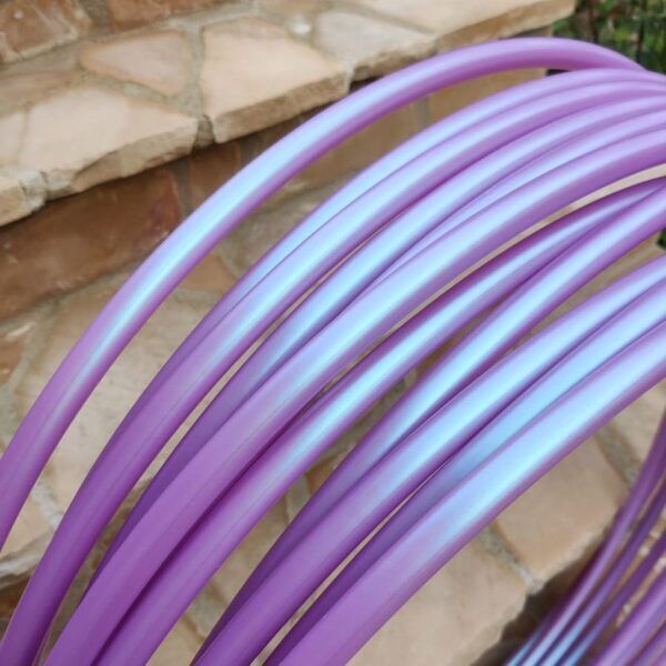 “Blue Flamingo Color Shifting” Collapsible polypro Hula Hoop 5/8" (16mm)